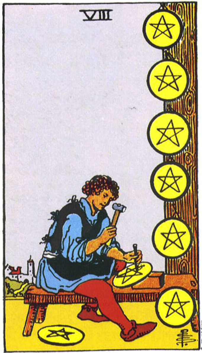 Eight of Pentacles: Career & Money Meaning