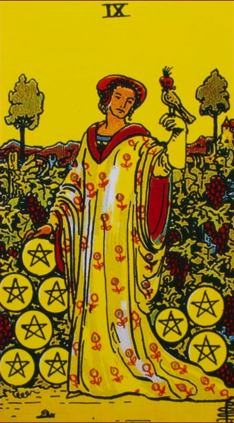 Nine of Pentacles: Keywords & Overview