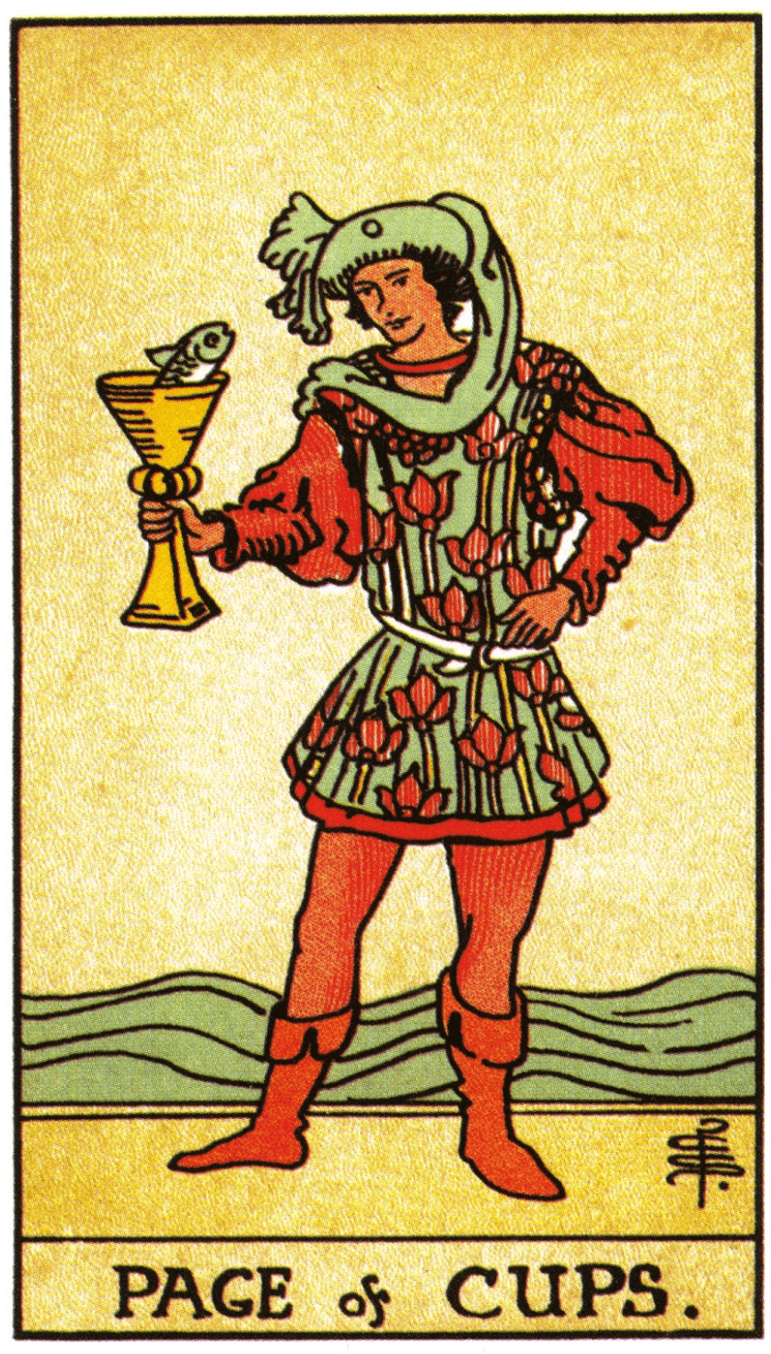 Page of Cups: Home & Family Meaning