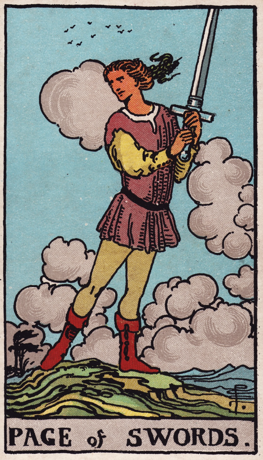 Page of Swords: Love Meaning