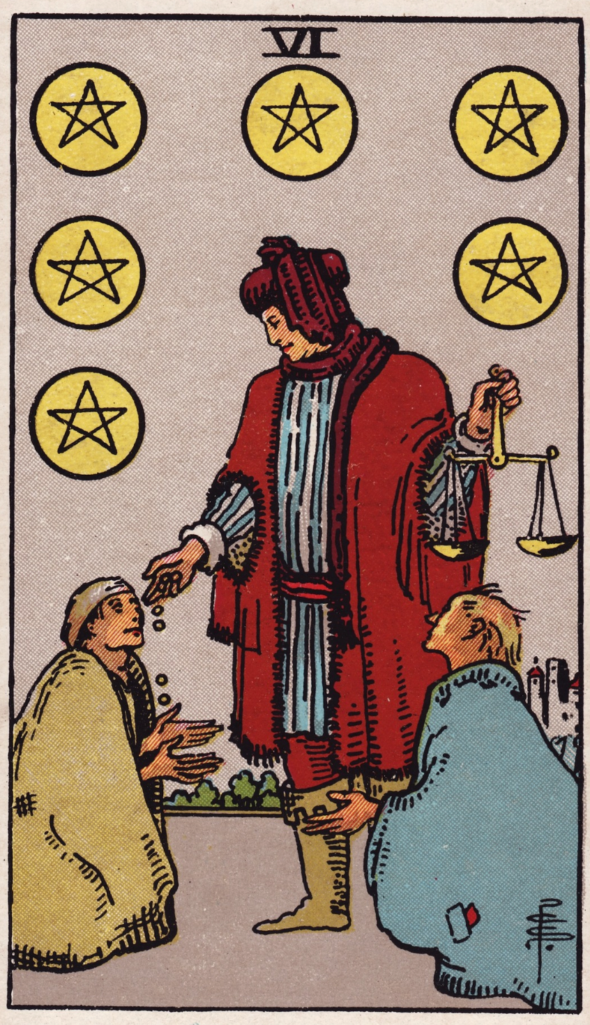 Six of Pentacles: Career & Money Meaning