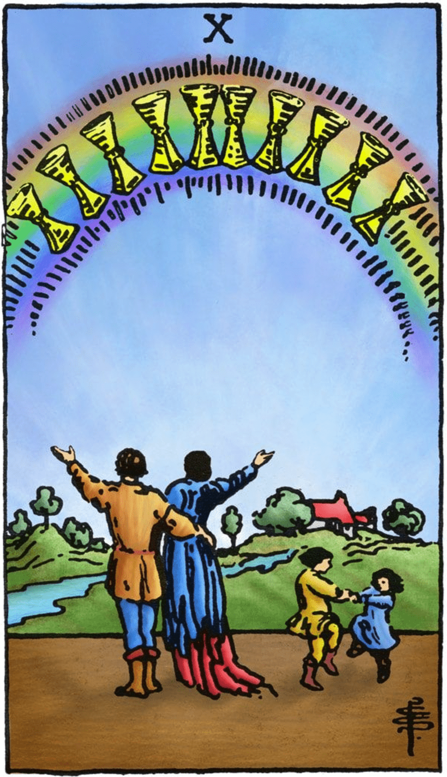 Ten of Cups: Home & Family Meaning