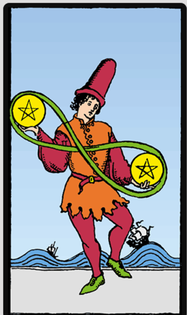 Two of Pentacles: Home & Family Meaning